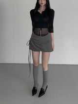three-quarter mesh shirts (2 color)