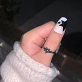 Vintage Star Twist Open Ring