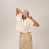 サマルクロップTシャツ Beige