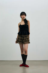 GENIE SLEEVELESS TOP / BLACK