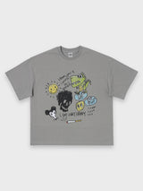 ディノTシャツ - グレー
