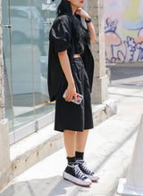 WIT LOOSE HALF SHIRT