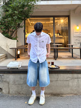 Send washing over bermuda pants