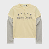 MELLOW DREAM ストライプレイヤードTシャツ