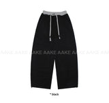 (Lining brushed) COLORBLOCK WAIST PANTS