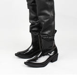 DAVID STONE DVS ANKLE BOOTS (glossy)