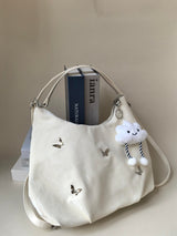 Cloud Doll Keyring Included Buttefly Plated Ribbon Balletcore bag
