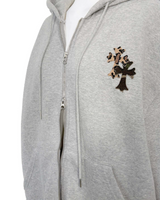 connect patch napping mens hoodie zip