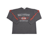 Harley Print Flame Waffle Long Sleeve