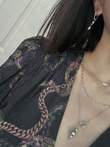 [925silver] Dangle ピアス