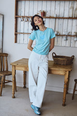 26SS★ Zesty Heart Crop Short Sleeve Tee