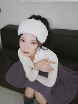 ファーアンゴラヘアバンド