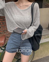 【MADE】Cropped t-shirt