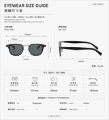 Crystal Tea Gradient Square Sunglasses