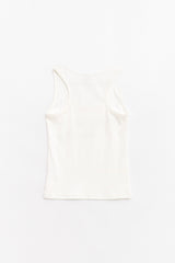 Love & Healthy ロゴノースリーブトップ White