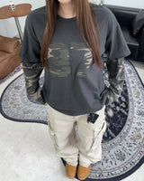 ロットカモレイヤードTシャツ