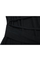 リリーカウルリボントップス black