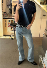 [S/S] Pleats pocket henry neck t-shirts(3color)