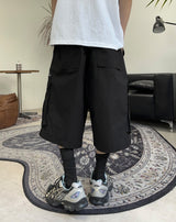 Lafes Zipper Cargo Bermuda Pants