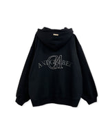UNISEX 裏起毛スタッズパーカー