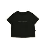 C Wear クロップTシャツ BLACK
