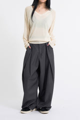 Adele V-tuck Wide Slacks