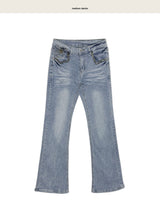 catch leo & low bootcut denim pants