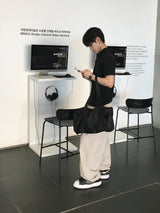 ミエルリネンカットアウトワイドパンツ 4C