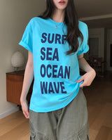 タイトルレタリング半袖Tシャツ