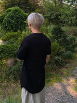 スタースプレーレタリング半袖Tシャツ 3C