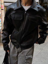 Poder leather jacket
