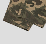 Tack Destroyed Snap Cotton Pants Camo