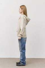 Venis Pigment Cropped Zip Hoodie