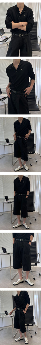 [MADE] Raglan muscle henry neck sleeves