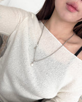 Tether Pearl Necklace