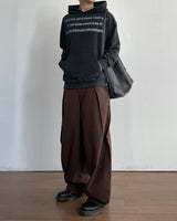 Volume Buckle Cotton Pants