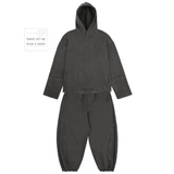 ピグメントカッティドバルーンスウェットパンツ_チャコール