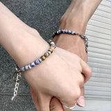 SVB-214 ASTRO Jinjin Worn Freshwater Pearl Gemstone Bracelet Couple Bracelet