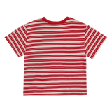 シンボルマルチストライプハーフTシャツ