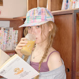 vintage patchwork cap pink
