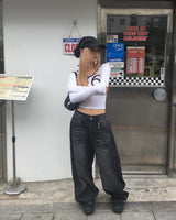 バレルデニムパンツ
