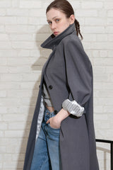MAXIMAL DOUBLE COAT_GRAY