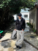 Toby Stone-Washed Cargo Pants (4 Colors)
