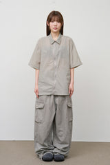 Log Curved Nylon Jacket
