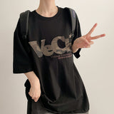カモ パッチ エンブロイダード ボクシーフィット ショートスリーブ Tシャツ