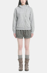 Noelle Asymmetric Hoodie Zip-Up