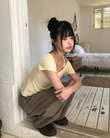 Poit One Off-Shoulder Short-Sleeve T-Shirt
