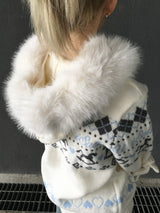 Merrygo Nordic Knit Fur Hoodie (2c)