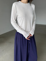  soft simple slim T