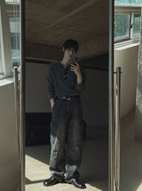 Ed Dart Cargo Denim Pants